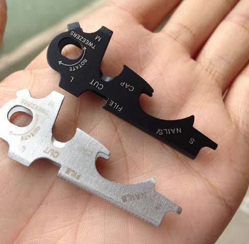8-in-1 Multi-Function Keychain EDC Tool Set