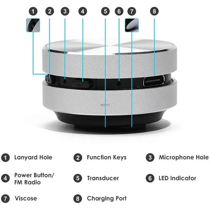 VibePulse Mini – Bone Conduction Bluetooth Speaker (2025)