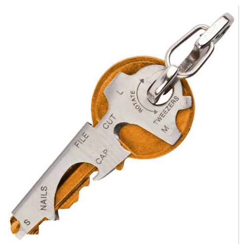 8-in-1 Multi-Function Keychain EDC Tool Set
